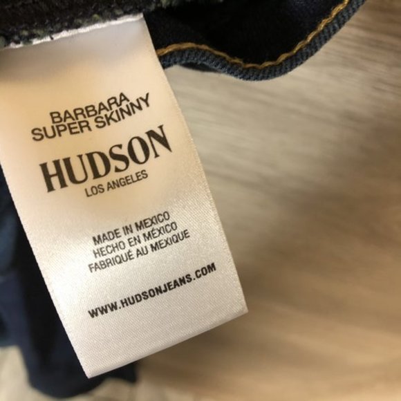 Hudson Los Angeles Sz 25 Barbara Super Skinny Jean - Picture 5 of 6